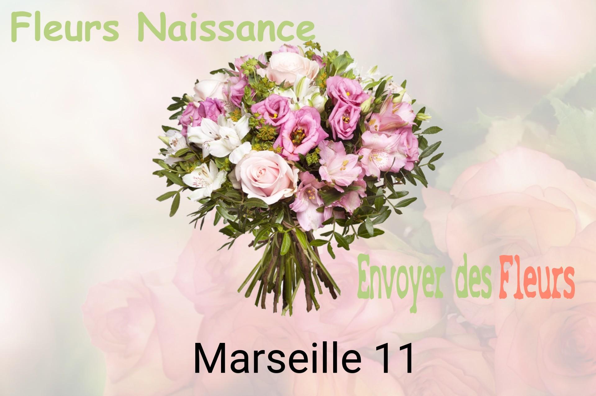 Bouquet de fleurs de naissance livré à Marseille-11